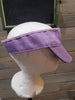 Walt Disney Purple Mickey Mouse Purple Sun Visor Hat With Velcro Back