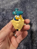 1993 Walt Disney / Burger King Fast Food Wind-Up Toy - Donald Duck In Boat
