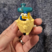 1993 Walt Disney / Burger King Fast Food Wind-Up Toy - Donald Duck In Boat