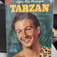 Edgar Rice Burroughs' Tarzan #52 (1954) Dell Comics - Lex Barker Cover EXCELLENT/FN