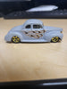2001 Hot Wheels 1st Edition '40 Ford Coupe RARE Matte Gray with Gold Accents Die-Cast