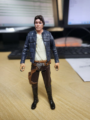 2016 Star Wars Last Jedi Force Link 3.75" Han Solo Loose Action Figure Toy