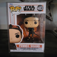 Funko Pop Star Wars Mandalorian #483 Fennec Shand In Protective Case
