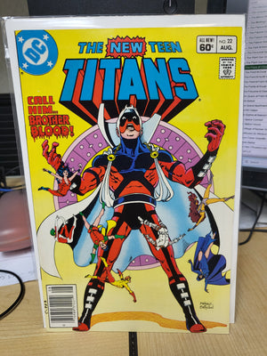 The New Teen Titans #22 (1980) 1st app Blackfire / 2nd app Brother Blood VF+ DC Comics