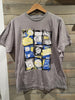 Always Be You Record Player Music Lovers Themed 2XL Gray Graphic T-Shirt