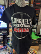 GWA Gangrel Wrestling Asylum Gildan MEDIUM 100% Cotton Black T-Shirt NEW CCW