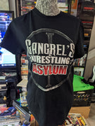 GWA Gangrel Wrestling Asylum Gildan LARGE LOOSE 100% Cotton Black T-Shirt NEW CCW