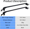 Car Roof Rack System JEGS 18 Cubic Foot Carrier with Crossbars and Cargo Net - LOCAL PICKUP