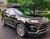 Car Roof Rack System JEGS 18 Cubic Foot Carrier with Crossbars and Cargo Net - LOCAL PICKUP