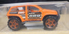 2002 Matchbox Thailand 4x4 Buggy Tech Team MBX 569 Orange Die-Cast Car W/ Case