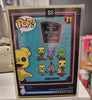 2022 Funko Pop Disney Nightmare Before Christmas #71 Blacklight Zero With Case