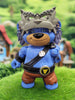 2019 Playmates Zagtoon Power Players Bearbarian Blue Cartoon Network Action Figure