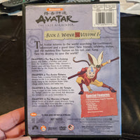 Avatar The Last Airbender Book 1: Water Volume 1 Nickelodeon DVD
