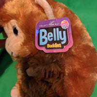 Nanco Belly Buddies Monkey Sparkle Eyes Plush Doll New With Tag NWT