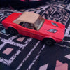 1975 Matchbox Lesney Superfast #1 Dodge Challenger RED w/White Roof Metal Interior