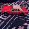 1975 Matchbox Lesney Superfast #1 Dodge Challenger RED w/White Roof Metal Interior