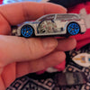 2002 Hot Wheels Audacious Yugioh Yu-Gi-Oh Summoned Skull Blue Wheels Car