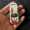 1990 Hot Wheels Toyota MR2 White/Red Diecast Race Car