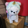 2021 Barbie Walking Dog w/Removable Unicorn Hood - Talks & Walks Perfectly