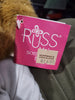 RUSS "GARLAND" Bear with Sparkly Tie, Nose and Paws New With Tag NWT Hoffman's Chocolates