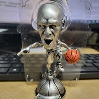 1998 Maximum Air NBA Basketball Silver Michael Jordan Mini Statue / Figure
