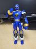 2003 Bandai Power Rangers MMPR Dino Thunder Power Blue Quadro Super Battilized Figure