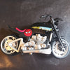 2004 Maisto Marvel Series 3 Spiderman Motorcycle Black & Red Version
