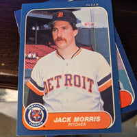 1986 Fleer MLB Baseball Cards - You Choose