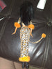 1999 Mattel Barbie Doll African American Cat Leopard Tail Outfit