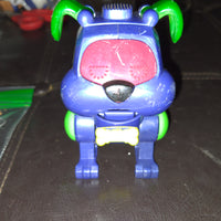 2002 McDonald's Poo-Chi Friends #4 - Purple & Green Bulldog Dog Toy