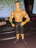 2013 Mattel WWE Wrestling Basic Black & Orange John Cena Shorts Version