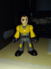 Imaginext Dino Rider Action Figure Toy - Yellow and Gray
