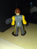 Imaginext Dino Rider Action Figure Toy - Yellow and Gray