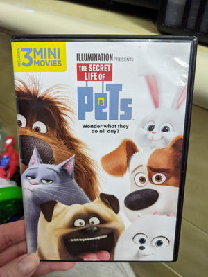 The Secret Life Of Pets DVD Includes 3 Mini Movies Illumination