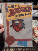 The Badger #50: Come To A Badger Birthday Bash (1989) First Comics Die-Cut Cover