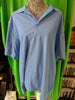Greg Norman Men's XL Light Blue Polo Golf Shirt Play Dry