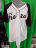 Forever 21 Black & White Medium FIERCE Jersey Top