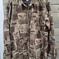 Woolrich Original Outdoorwear Camoflauge Design 100% Cotton Button Down Shirt