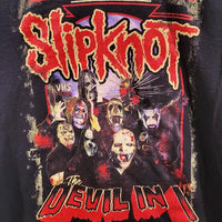 Slipknot The Nine Home Video The Devil In I Medium Double Sided Black T-Shirt