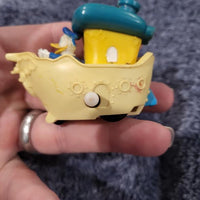 1993 Walt Disney / Burger King Fast Food Wind-Up Toy - Donald Duck In Boat