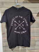 RARE Panic! At The Disco Miami Crew SMALL Black T-Shirt Music Band Event