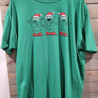Disney Toy Story 4 Green Christmas "OOOH" Aliens Size XL Crew Neck T-Shirt