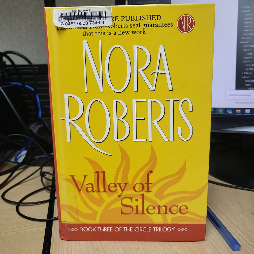Valley Of Silence by Nora Roberts - Hardcover Book Very Large Print Edition