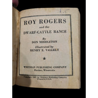 1947 Whitman Roy Rogers and The Dwarf-Cattle Ranch The Better Little Book #1421