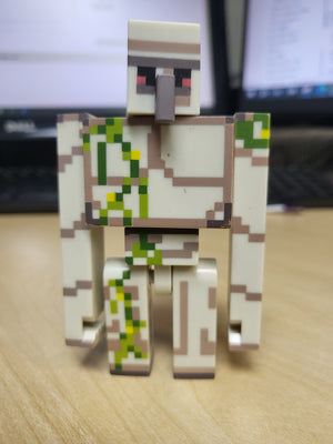 Mojang Minecraft Series 2 Overlord 3.5" Articulated Iron Golem Loose Action Figure Toy