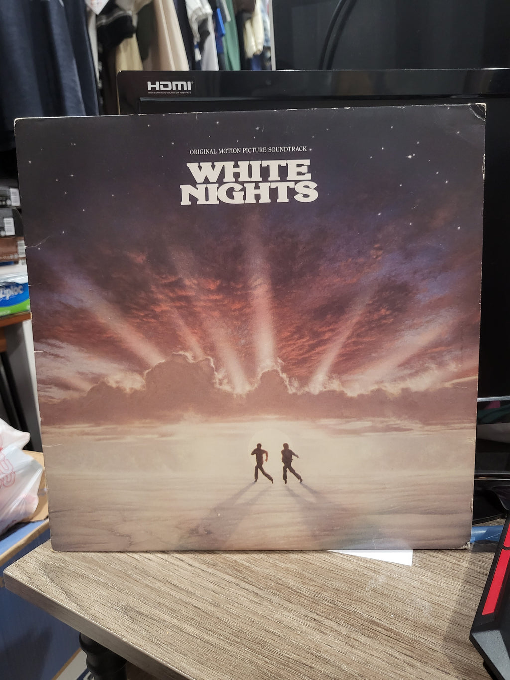 White Nights Soundtrack Record LP (1985) Arista Records 81273-1-E Phil Ramone