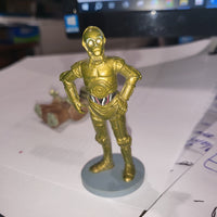 1995 Star Wars Applause C3PO Cake Topper Toy