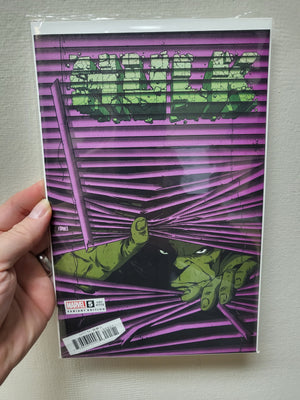 Hulk #5 (vol 6 LGY #772 2022) Jorge Fornes Window Shades Variant Cover Marvel Comics