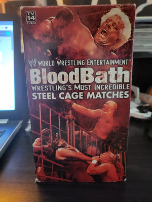 WWE Bloodbath Wrestling's Most Incredible Steel Cage Matches VHS Tape 2003