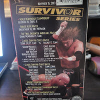 WWE Survivor Series 2003 Official Wrestling VHS Tape - HHH vs. Goldberg RARE